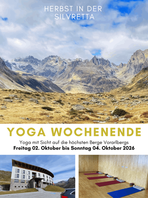 Yoga Wochenede in der Silvretta